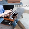 thumbnail image 3 of SideKiix Wooden Tilting Lap Desk with Internal Storage and Slide-Out Mouse Pad, 3 of 8