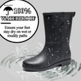 thumbnail image 6 of AUXDIQ Rain Shoes Women Mid-calf Boots Waterproof Rain Boots Outdoor Garden Shoes, 6 of 6