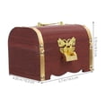 thumbnail image 2 of BRIGHTFUFU Decorative Storage Case Money Box For Cash Lockable 1Set, 2 of 6