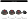 thumbnail image 5 of YongCo 1Set Silicone Ear Tips for Tune Headphone Eartips AntiSlip Noise Reduce Earphones, 5 of 10