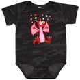 thumbnail image 3 of Inktastic Happy Valentine Cute Red Cartoon Dragon with Hearts Boys or Girls Baby Bodysuit, 3 of 5
