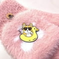 thumbnail image 2 of Corgi Yellow Ducky Lifebuoy Kawaii Enamel Pin, 2 of 6