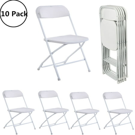 Ubesgoo Plastic Folding Chairs Wedding Banquet Seat Premium Party
