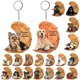thumbnail image 2 of LLavero de perro Forever In My Heart para mujer y niña, colgante de Ángel, llavero de coche, regalo de joyería para mascotas, 1 pieza, 23 estilos, 2 of 4