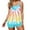 ZA Yellow, variant on Swimsuits for Women Two Piece High Waist Tankini Shorty Set Summer Beachwear Blue Women's Swimwear L