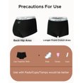 thumbnail image 5 of INNERSY Teen Girls' Period Underwear Soft Cotton Boyshorts for First Period 3-Pack(L(12-14 yrs),Black), 5 of 6