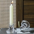 thumbnail image 2 of Cheapark Transparent Glass T-Shaped Candle Holders - Sleek Modern Design, Stable Base for Candles, Perfect for Home & Table Decor, Festive Christmas Accent, 2 of 8