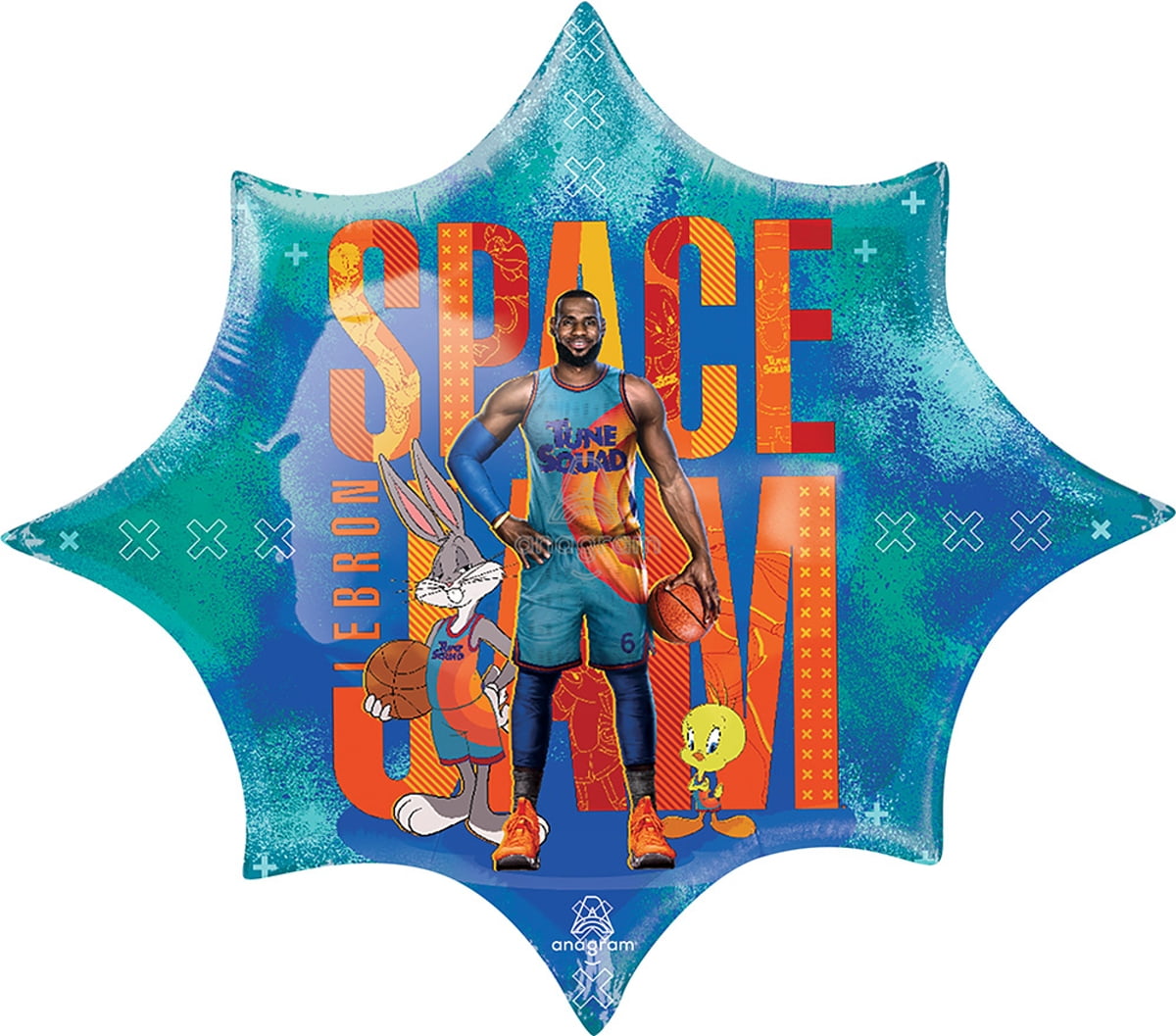 Space Jam Birthday Party Supplies Flying Bugs Bunny Balloon Bouquet Decorations