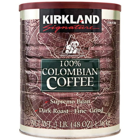 Kirkland Signature 100% Colombian Coffee, Dark Roast, 3