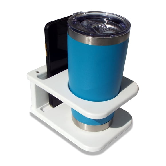 Soporte para bebidas con ranura para teléfono móvil Marine Fiberglass Direct