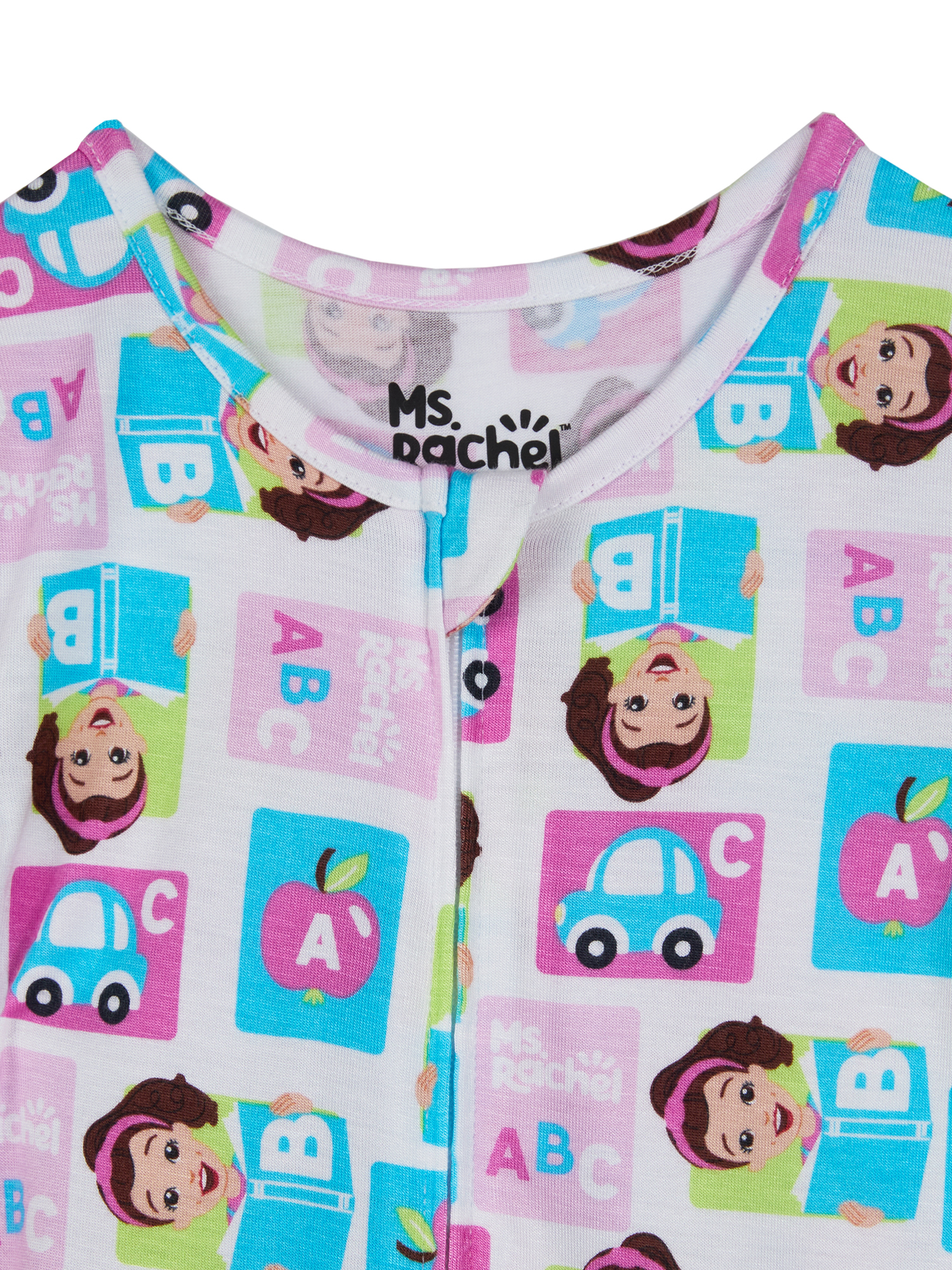 Ms Rachel Toddlers Girls One-Piece Sleeper, Sizes 12M-5T