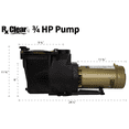 thumbnail image 2 of Rx Clear Ultimate Niagara 56 Frame In-ground Pool Pump, 3/4 HP, 2 of 7