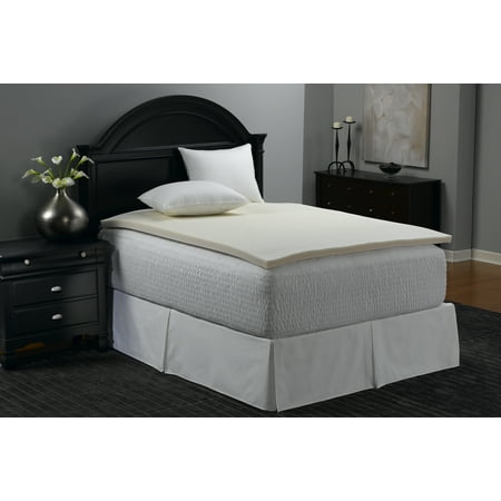 Mainstays 1.375 inch Memory Foam Combo Mattress Topper,Multiple Sizes