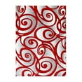 thumbnail image 3 of Flash Furniture Willow Rectangular Contemporary Grey, Red Area Rug, 8' x 10', 3 of 7