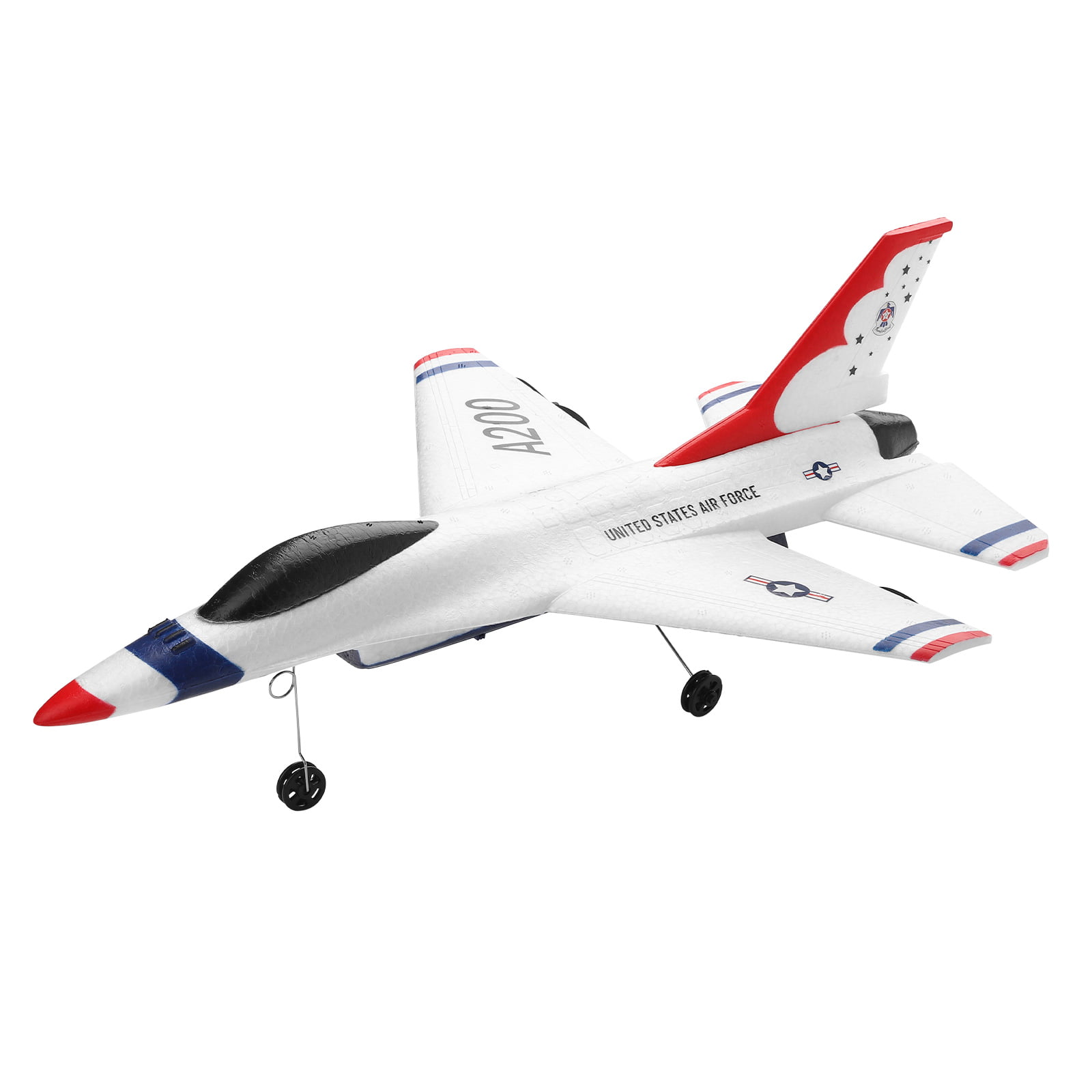 GoolRC A200 F-16B RC Airplane 2.4GHz 2CH RC Plane Flight Toys for Kids Boys with 1 Battery