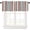 Blue-red, variant on Striped Valance Curtains Vertical Pink Black Stripes Pattern Window Treatment Valances Short Curtains Rod Pocket Drape for Kitchen Cafe Dining Room Home Farmhouse Decor, 54x18inch