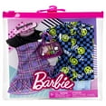 thumbnail image 3 of Barbie & Ken Pack with Doll Clothes & Accessories for Each, Plaid Dress & Smiley Shirt (2 Outfits), 3 of 5