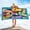 C, variant on qelini Beach Towels Quick Dry Sand Free Microfiber Lightweight Absorbent Bath Towels 100%polyester Double-Sided Printed Comfortable and Soft B