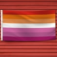 thumbnail image 6 of Pohot 60x90cm Outdoor Pride Flag LGBTQ+ Hanging Flag Banner Colorful Gay Pride Striped Flag for Intersex Community Intersex Progress Bisexual, 6 of 9