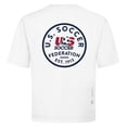 thumbnail image 3 of Men's Levelwear White USMNT Luxe Signature Knit Transit T-Shirt, 3 of 3