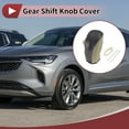 thumbnail image 2 of Cubierta de pomo de cambio de marcha antideslizante Unique Bargains para automóvil, protector de manija de cambio para Buick Envision 15-20, negro y beige, 2 of 6
