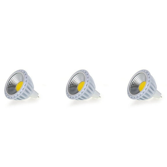 3X GU5,3 / MR16 6W COB LED Lamp Spot Light Bulb Light Bulb 420LM 60° 3000K Warm White DC 12V