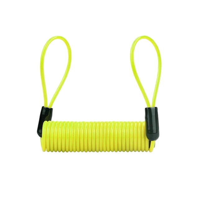 Eigraketly Tira de alambre de acero, cuerda portátil multiusos, protección impermeable, tiras de puerto de Metal, motocicleta estable resistente al Ciclismo Amarillo Eigraketly OD031645-01