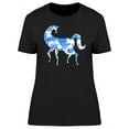 thumbnail image 1 of Horse In Ghzel Painting T-Shirt Women -Image by Shutterstock, Female Medium, 1 of 2