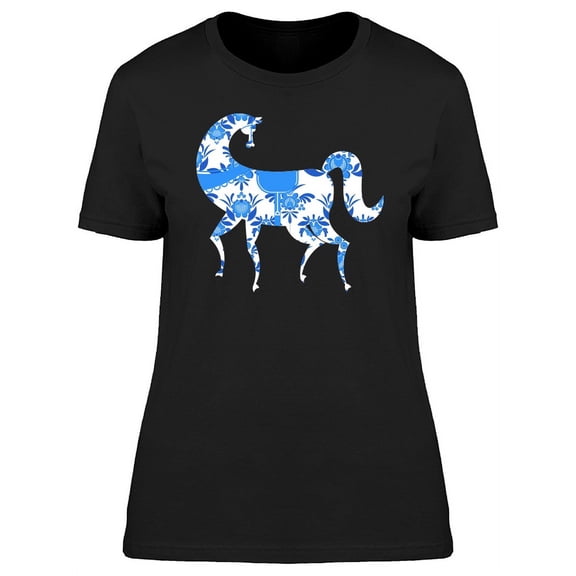 Horse In Ghzel Painting T-Shirt Women -Image by Shutterstock, Female Medium