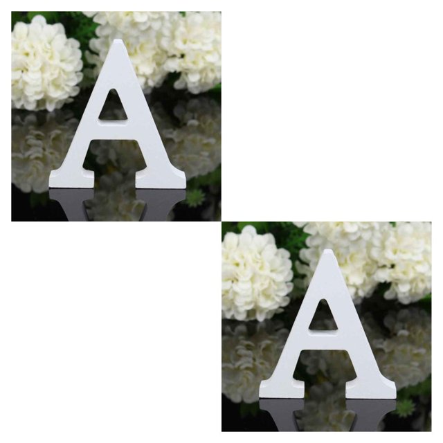 Sonducket ¡Caliente! Letra de blanca de 8CM, alfabeto inglés, bricolaje, diseño de nombre personalizado, arte artesanal, corazón independiente, Type9 NO9 Sonducket CBP591160