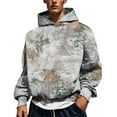 thumbnail image 4 of Luwomo Men's Camo Hoodies Sweatshirt Hunting Shirts Camouflage Long Sleeve Fishing Clothes,Z1 White,L, 4 of 4