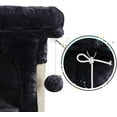 thumbnail image 7 of YEXJ Cat Scratching Posts with Bed, 23.5 Inches Cat Kitten Scratcher Featuring with Sisal Scratch Posts, Interactive Dangling Ball for Indoor Large Cats-Black, 7 of 7