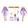 thumbnail image 2 of Muñeca de moda Rainbow High Creative Crystals Violet Purple, 2 of 6