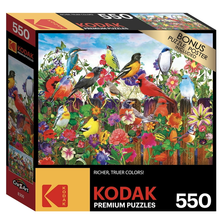 【メーカー再生品】 Jigsaw Blooms and Birds Kodak Puzzle Puzzle 550-Piece - ジグソーパズル