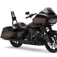 thumbnail image 3 of Almohadilla trasera desmontable de 30.0 in de alto para respaldo de pasajero, color negro, para Harley Davidson Touring modelos 2009-2024 Street Glide Road Glide Electra Glide Road King CVO Ultra, 3 of 5