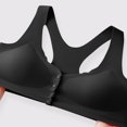 thumbnail image 4 of Annhoo Silk Bras for Women Plus Size Seamless Front Closure Bras Comfort No Underwire Push up Underwear, 4 of 9