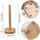 thumbnail image 2 of Portarrollos de cocina, Portarrollos de papel de cocina, Portarrollos de madera, 2 of 5