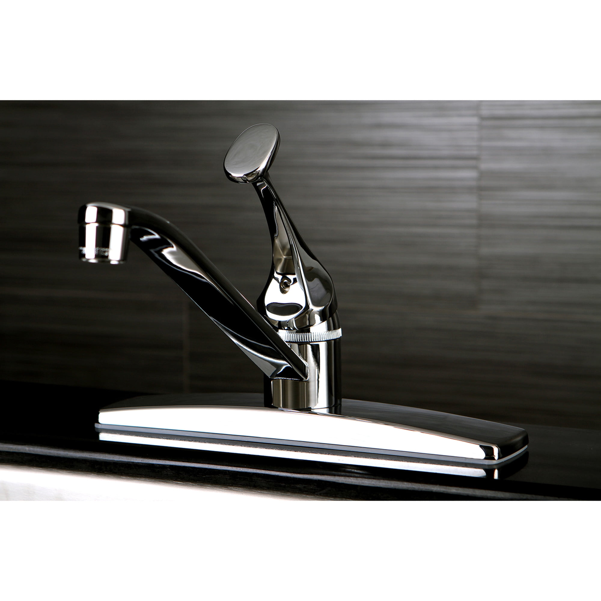 Kingston FB0571 Columbia One-Handle 3-Hole 8" Centerset Kitchen Faucet in Polished Chrome