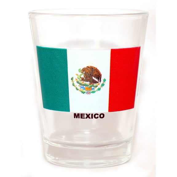 Mexico Flag Shot Glass