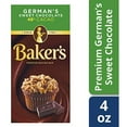 Bakers, Premium Germans Sweet Chocolate Baking Bar, 4 Oz
