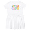 thumbnail image 3 of Inktastic Cousin Crew Girls Toddler Dress, 3 of 5