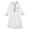 White, variant on Boys Muslim Clothes Long Sleeve Zipper Embroidered Thobe Muslim Prayer 5-6 Years Boy Clothes
