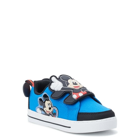 

Mickey Mouse Toddler Boys Casual Skate Sneakers Sizes 7-12