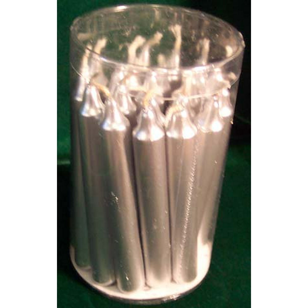 Silver Chime Candle Pack of 20 Create Magical Light 4" Tall and 3/8