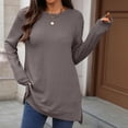 thumbnail image 1 of Ailaofu Long Sleeve Shirts for Women Fall Tunic Tops 2025 Ladies Tops and Blouses Casual Outfits, 1 of 6
