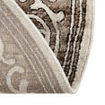 thumbnail image 6 of Unique Loom Hermitage Collection Area Rug - Malachite (10' 8" Round Chocolate Brown/Black), 6 of 6