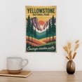 thumbnail image 3 of Inspirational Yellowstone National Park Retro Travel Motivational Wall Art Poster Decor for Gym Office Classroom Canvas Poster, 3 of 8