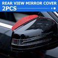 thumbnail image 1 of 2x Visor de espejo retrovisor impermeable para automóvil Protector de diamante Ndcxsfigh para cejas de lluvia (Rojo), 1 of 8