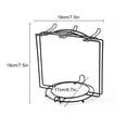 thumbnail image 3 of Naiovety Soporte de exhibición de tazas de té Soporte de tazas antioxidante Estante de secado de acero inoxidable para platos de tazas Juegos de servir café y té Naiovety HA030126-00, 3 of 6