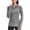 Heather Grey, variant on Workout Jackets for Women Athletic Running Gym Yoga Jacket Lightweight Full Zip Slim Fit Sports Tops Thumb Holes Pockets